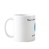 Save the earth mug