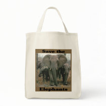Save the Elephants Canvas Bags