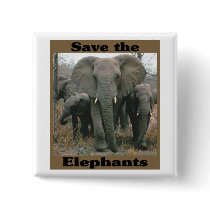 Save the Elephants Pin