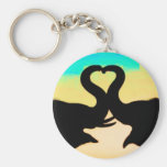 Save the Elephants heart trunks Keychains