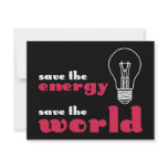 Save the Energy, Save the World invitations