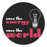 Save the Energy, Save the World stickers