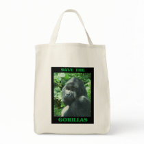 Save the Gorillas Tote Bag