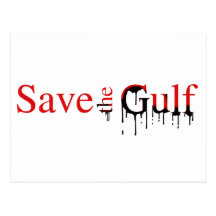 Save the Gulf Bumper Sticker Postcard
