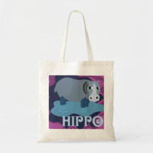 Save the Hippoptamus Tote Bag