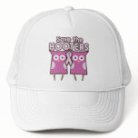 Save the Hooters Breast Cancer Awareness Mesh Hat
