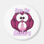 "Save The Hooters" Breast Cancer Fridge Magnets