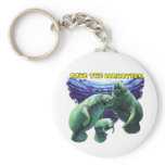 Save the Manatees Keychain
