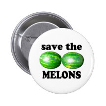 save the melons on white buttons
