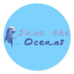 SAVE THE OCEANS STICKER