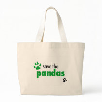 Save The Pandas Tote Bag