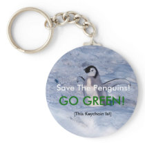 Save The Penguins Keychain