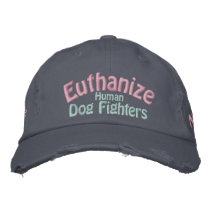 Save the Pitbull, Euthanize the Human Dog Fighters Baseball Cap