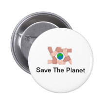 Save The Planet Buttons