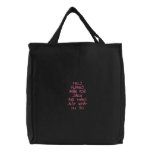 save the planet embroidered bags