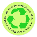 Save the planet! stickers