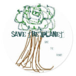 SAVE THE PLANET stickers