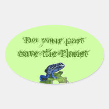 Save the Planet Stickers