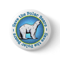 Save the Polar Bears Pin
