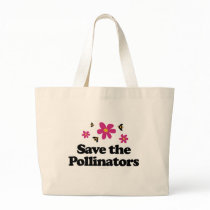 Save the Pollinators Canvas Bags