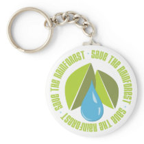 Save the Rainforest Earth Day Tees and Gifts Keychains