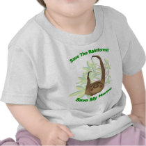 Save The Rainforest Sloth T Shirts