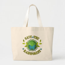 Save the Rainforest Tote Bag