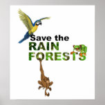 Save the Rainforests posters