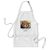 Save the red panda! Apron