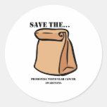 Save the Sak Round Sticker
