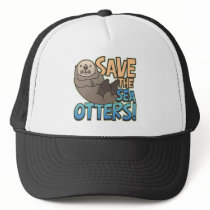 Save The Sea Otters Mesh Hats
