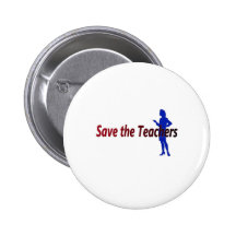 Save the Teachers (female) Pins