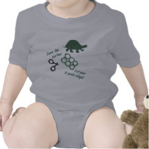 Save the Turtles Cut Six Pack Rings Tee Shirts