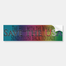 Save the USA Bumper Sticker