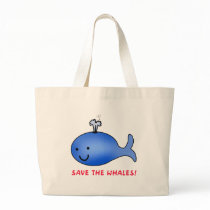 Save the Whales! Bags