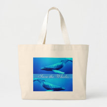 Save the Whales Bags