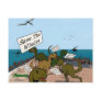 Save the Whales Dinosaur Postcard