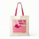 Save The Whales - Environmentally Conscious Canvas Bags