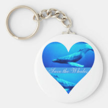 Save the Whales Key Chain