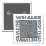 Save the Whales Pinback Buttons