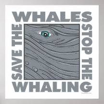 Save the Whales Posters