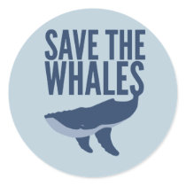 Save the Whales Sticker