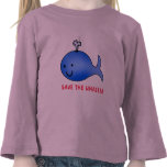 Save the Whales! t-shirts