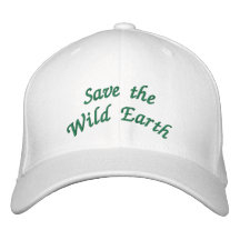 Save the Wild Earth Embroidered Hats
