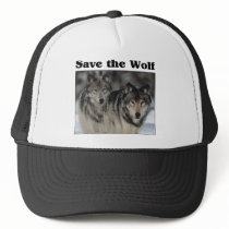 Save the Wolf Trucker Hats