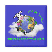 Save The World Fridge Magnets