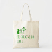 Save the World! Tote Canvas Bag