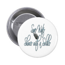 Save Water Shower With A Soldier Buttons