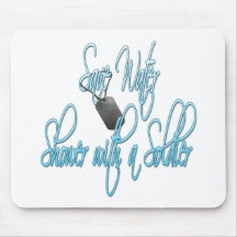 Save Water Shower With A Soldier Mouse Pads