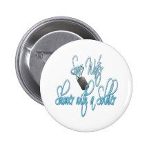 Save Water Shower With A Soldier Pins